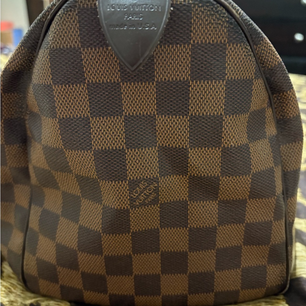 100 % authentic Louis Vuitton Speedy 30 Checkered Brown Handbag - Picture 4 of 8